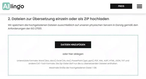 Laden Sie Dateien