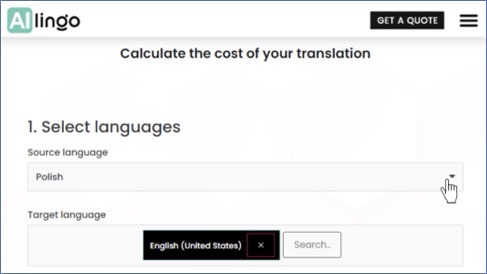 Select languages