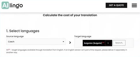Select languages