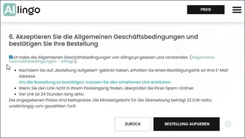 Akzeptieren Sie die AGB